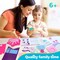 My First Princess Kids Sewing Kit, Beginner Arts and Crafts, Princess Sewing Kit for Kids, 6 Dreamy DIY Projects with Princess Lacing Dress, Butterfly Eye Mask, Instructions & Felt for Learn Sewing